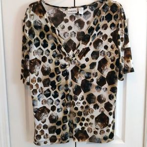 Chico's Short Sleeve Shirt